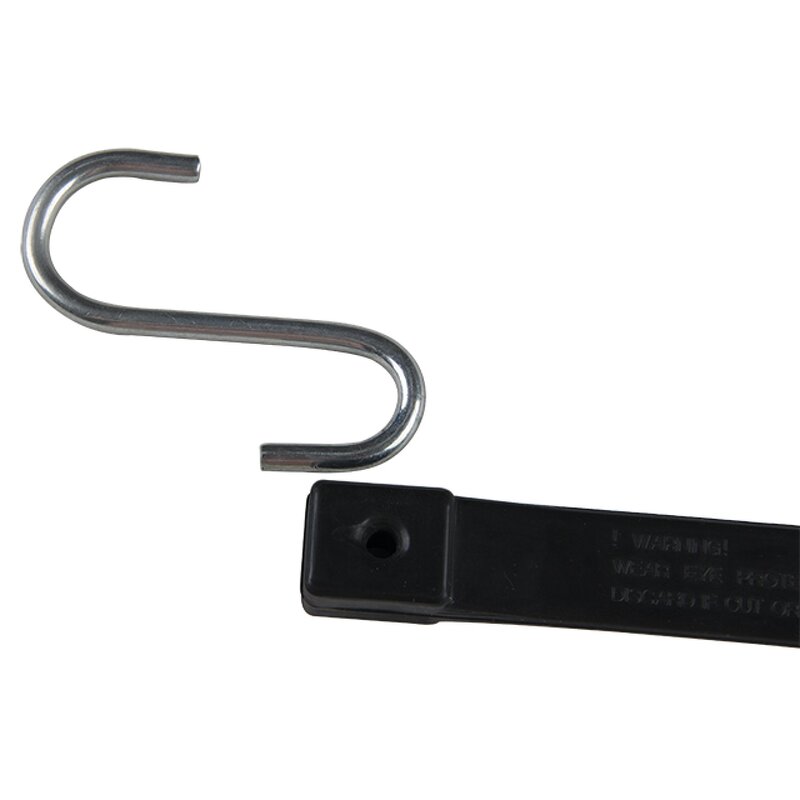 Tarp Strap Manufacturer - 10 Inch Black EPDM Rubber Tie Down