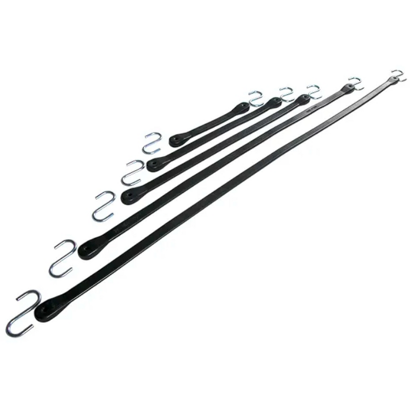 EPDM Tarpaulin Strap Manufacturer - Customizable Length with Metal S-Hook
