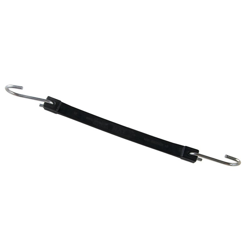 Tarp Strap Manufacturer - 10 Inch Black EPDM Rubber Tie Down