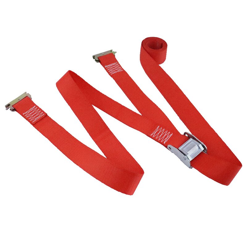 Cam Buckle Tie Down Straps Manufacturer - Red Heavy Duty Ratchet Straps