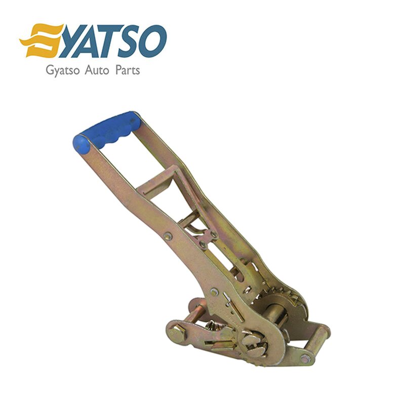Ratchet Buckle Manufacturer - OEM Custom 5000kg Metal with Blue Handle