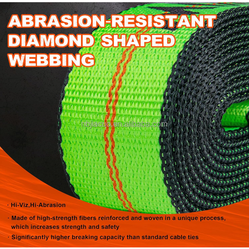 Ratchet Tie Down Strap Kit Manufacturer - 8-Point 2 Inch 13200lbs for Car Wheel