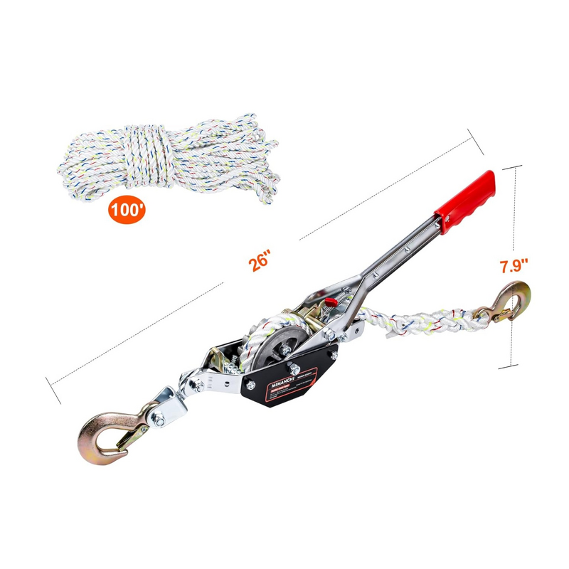 Ratchet Tightener Manufacturer - 0.75T Double Snap Hook Power Puller