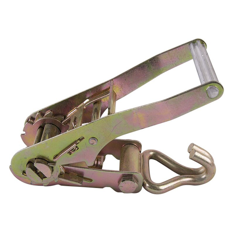 Ratchet Buckle Manufacturer - 230mm Aluminum Handle with Double J Hook