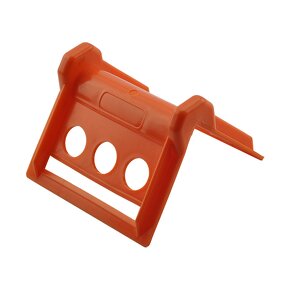 Corner Protector Manufacturer - 100mm PVC Plastic Orange for Webbing Straps