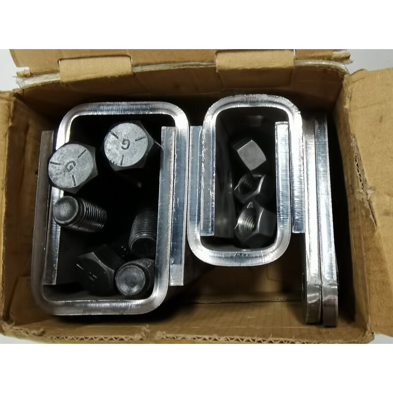 Trailer Hanger Kit Manufacturer - Single Axle for 1-3/4\" Double Eye Leaf Springs