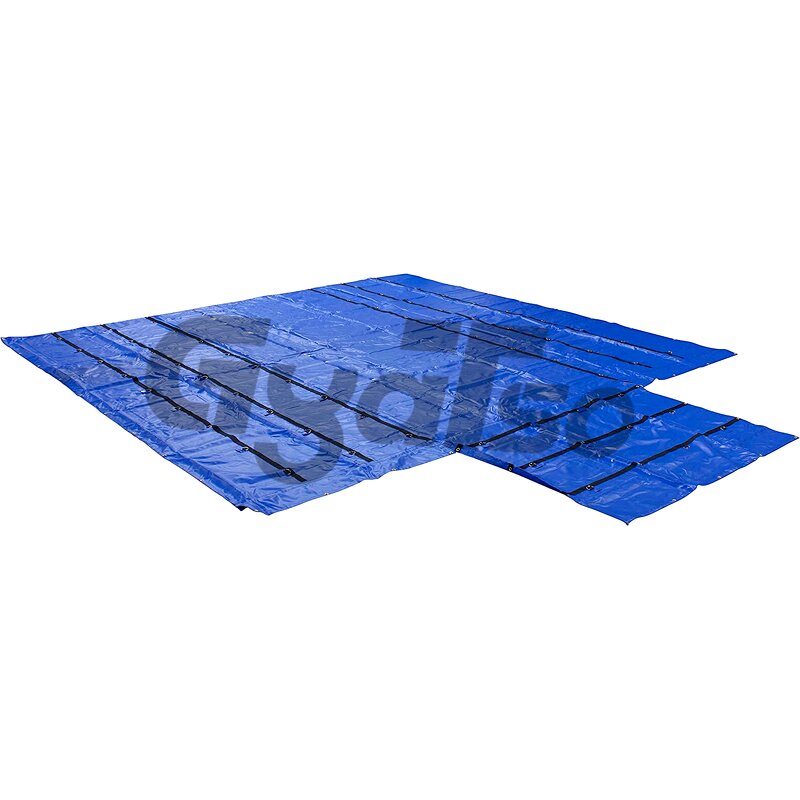 Flatbed Truck Cover Manufacturer - 10' x 12' 18OZ PVC Vinyl Coated Nylon Tarp