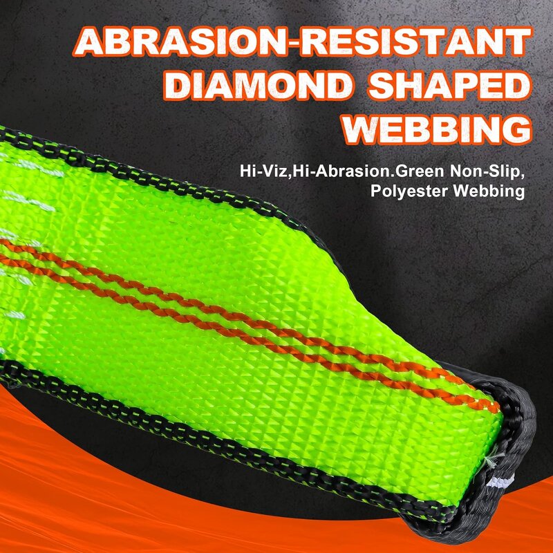 Tow Truck Straps Manufacturer - 2\"x16\" Sewn Eye Loop Short Strap Dog Bone