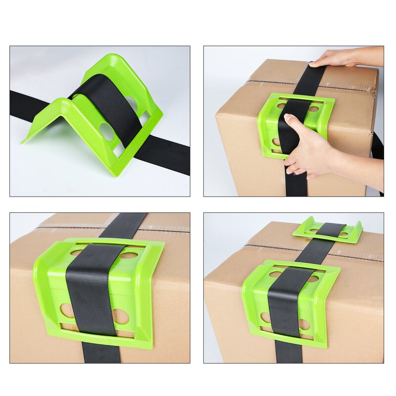 Corner Protector Manufacturer - 100mm PVC Plastic Orange for Webbing Straps