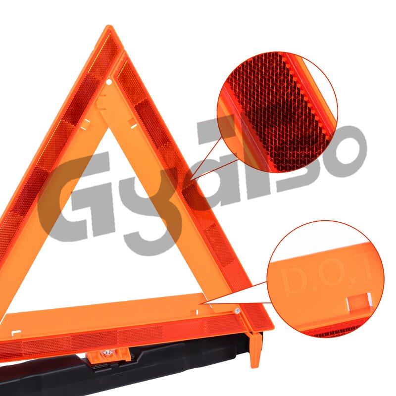 Road Safety Triangles Kit Manufacturer - 3 Pack Dot Approved Foldable Reflective