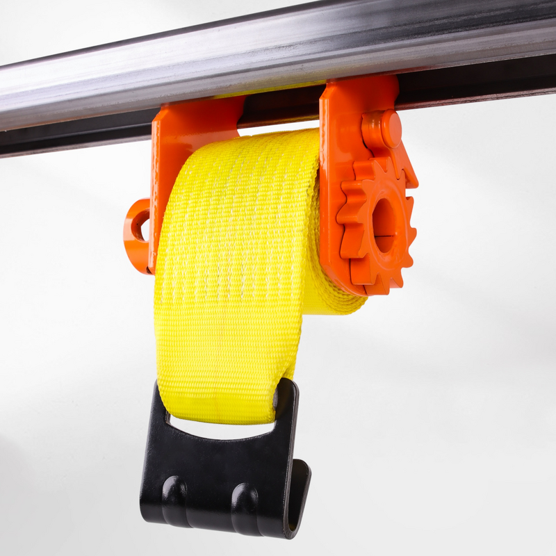 Manual Winch Manufacturer - Heavy Duty Steel for C Track Sliding 4\" Straps