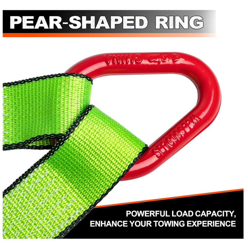 Axle V-Bridle Strap Manufacturer - Heavy Duty with Snap Hooks D Ring Middle