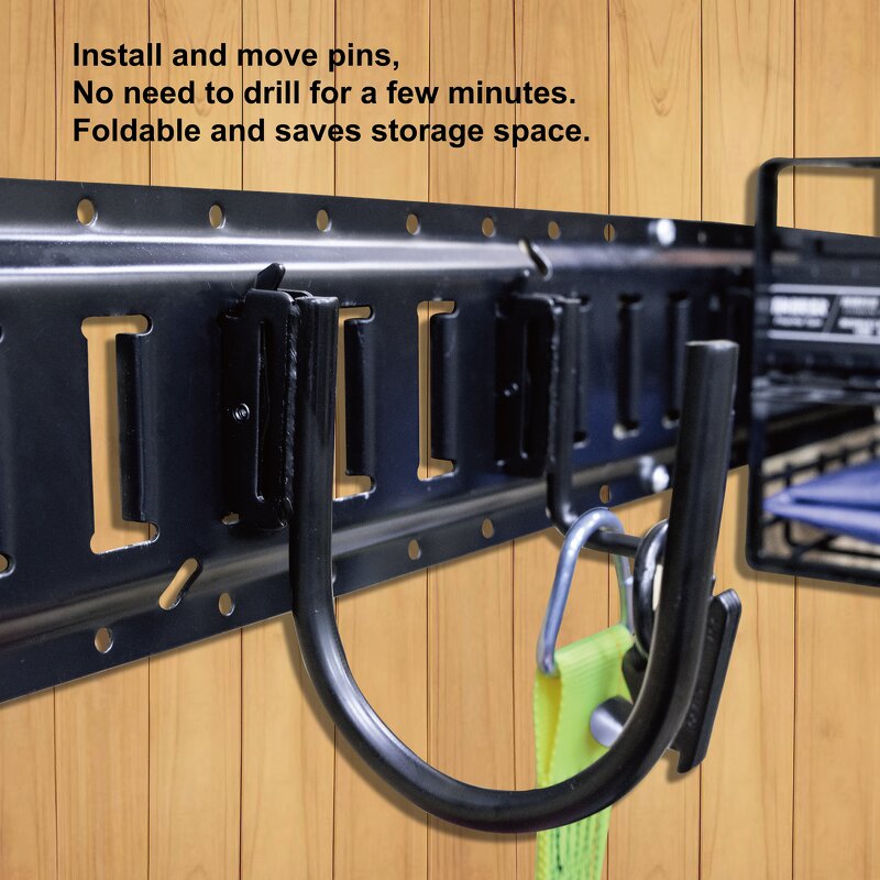 E-Track Tie Downs Manufacturer - Heavy Duty Black Steel Hanger 1400lbs WLL