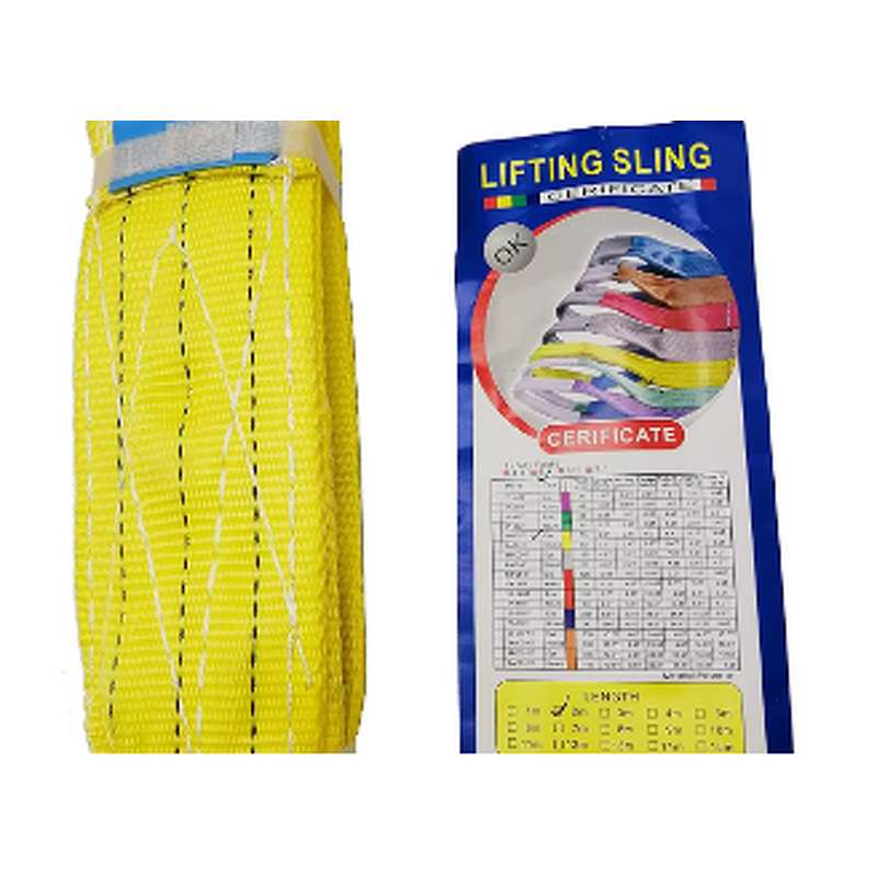 Flat Webbing Sling Manufacturer - 3000 KG WLL Yellow for Lift Solutions