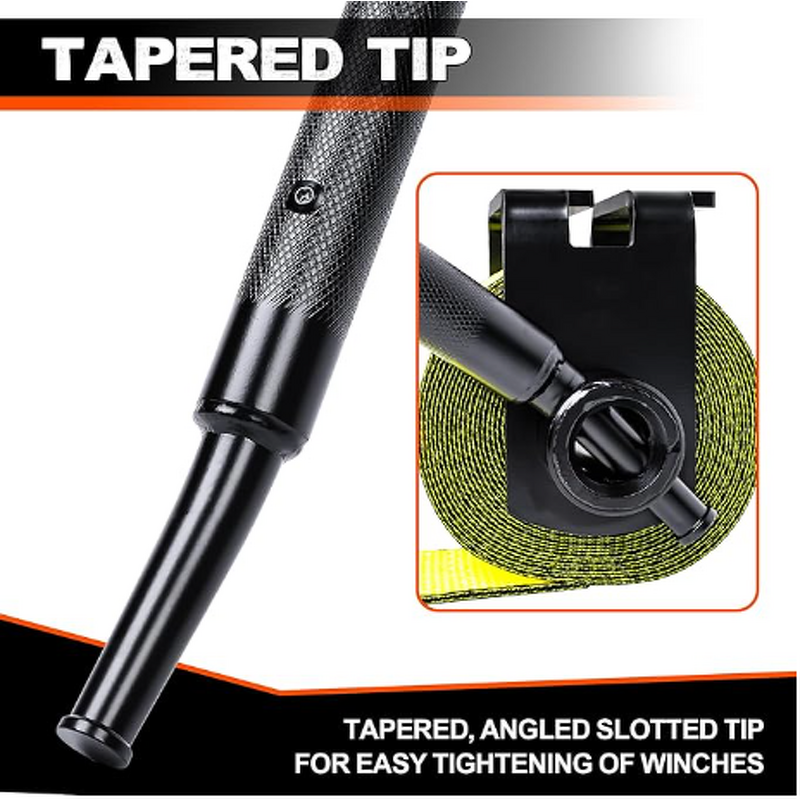 Winch Bar Manufacturer - Carbon Steel Non-slip Zinc Finished Handle