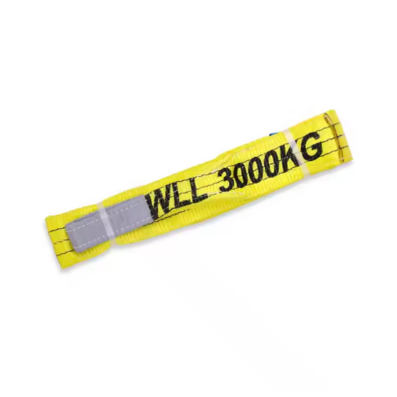 Flat Webbing Sling Manufacturer - 3000 KG WLL Yellow for Lift Solutions