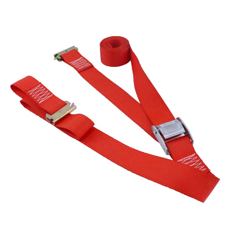 Cam Buckle Tie Down Straps Manufacturer - Red Heavy Duty Ratchet Straps