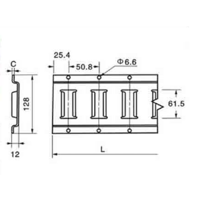 E Track Manufacturer - 10' Horizontal Galvanized Steel Logistic Tie Down Rail