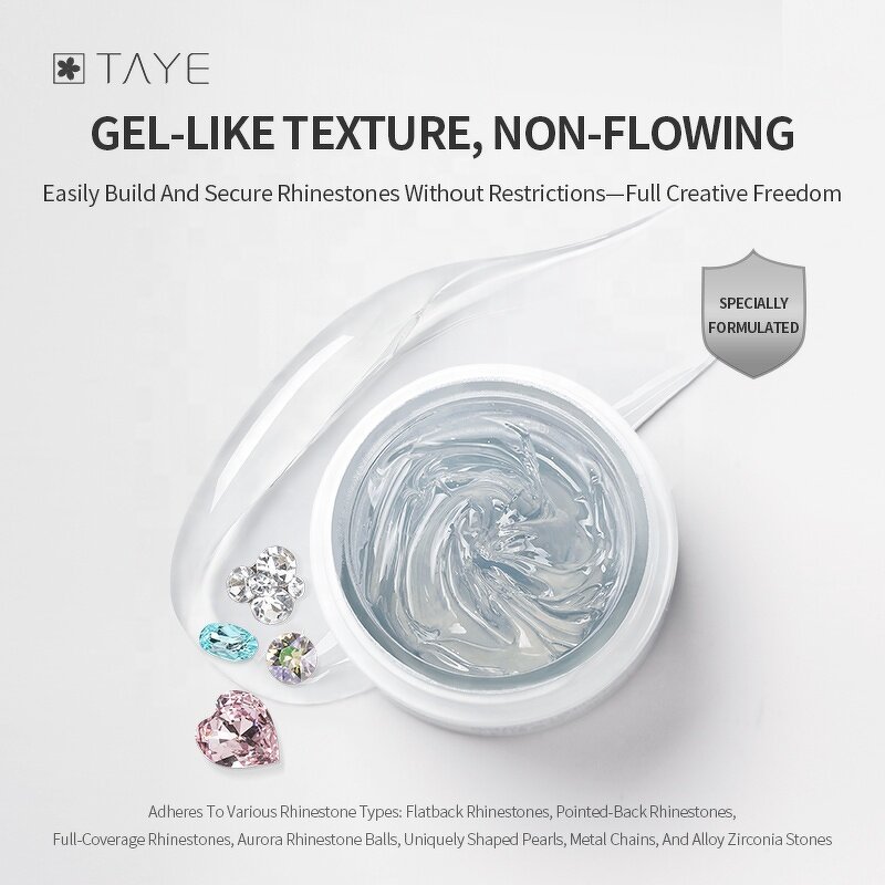 Rhinestone Gel for Manicure Manufacturer - OEM/ODM Custom Nails Salon Professional High Viscosity Rhinestone Gel for Manicure