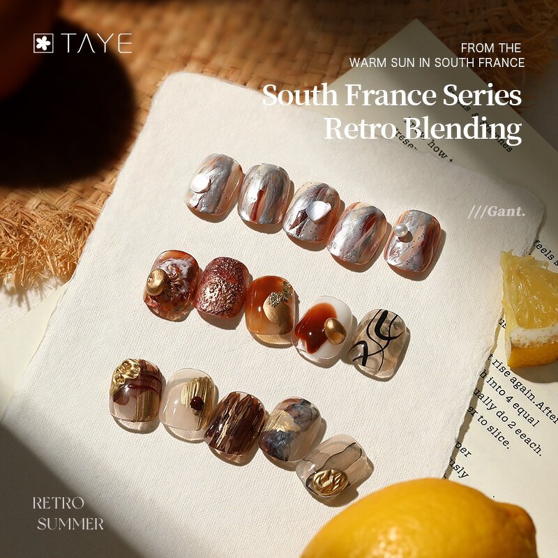 Watercolor Metallic Marble Blending Liquid Factory - OEM/ODM Custom Wholesale 15 Colors Nail Polish Watercolor Metallic Marble Blending Liquid