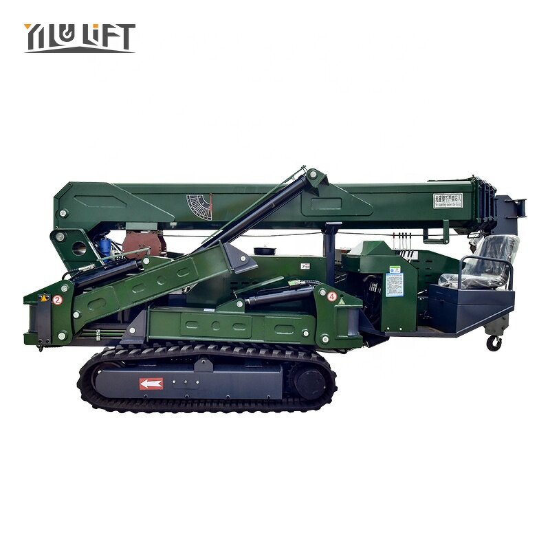 Mini Spider Crane Manufacturer - 3T to 8T Safe Sensors with Track