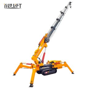 Mini Spider Crane Manufacturer - 3T to 8T Safe Sensors with Track