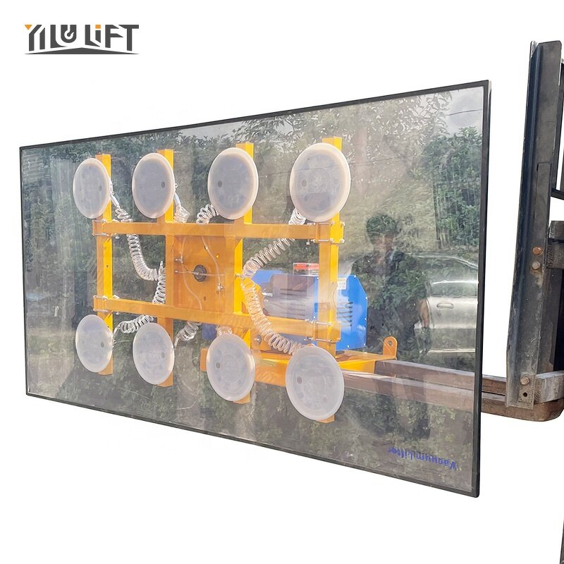 Glass Vacuum Lifter Manufacturer - Forklift-Attached Steel with CE