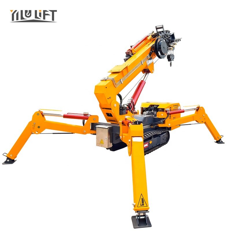Mini Spider Crane Manufacturer - 8T to 12T Flexible Remote Control