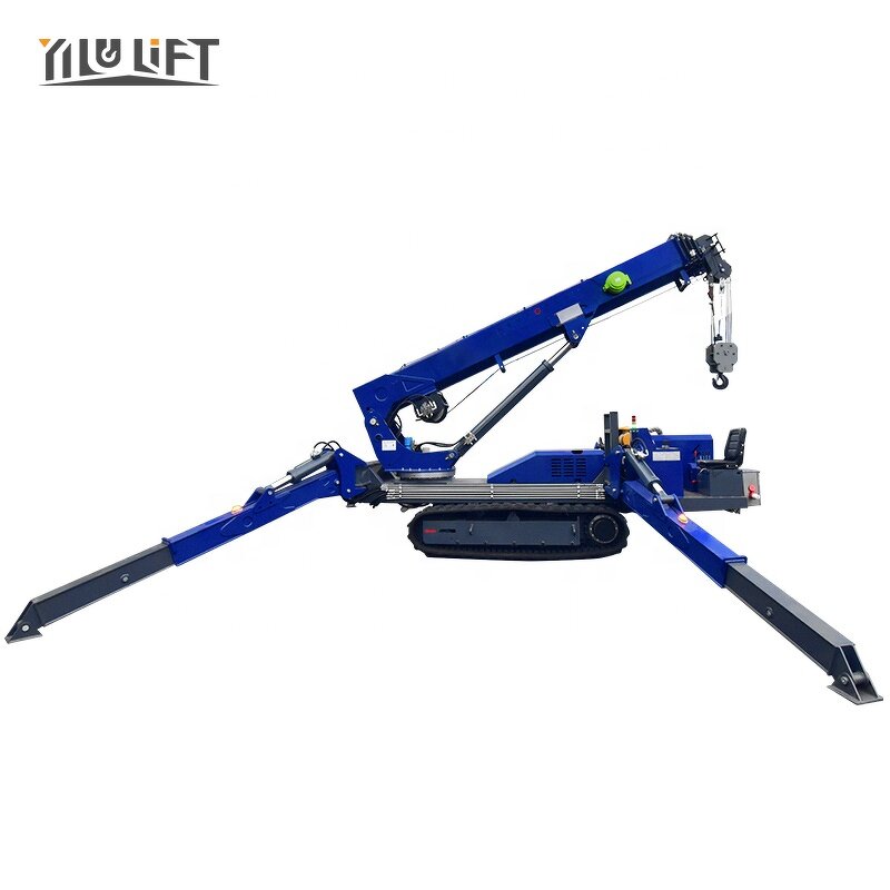 Mini Spider Crane Manufacturer - 5T to 10T Dual Power for Construction