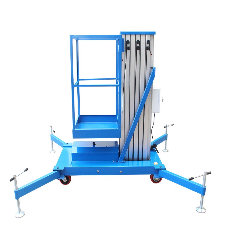 Aluminium Work Platform Manufacturer - Single Mast Electric Hydraulic