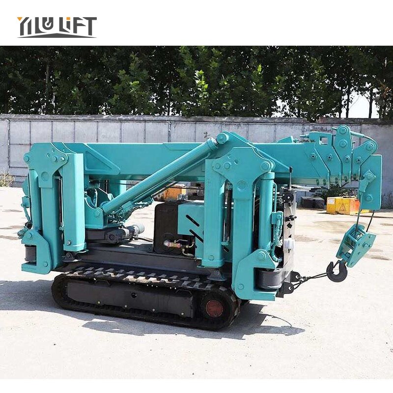 Mini Spider Crane Manufacturer - 3T to 8T Safe Sensors with Track