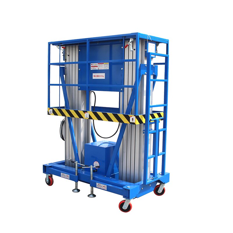 Aluminium Work Platform Manufacturer - Single Mast Electric Hydraulic