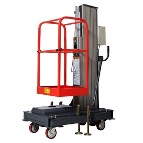 Aluminium Work Platform Manufacturer - Single Mast Electric Hydraulic