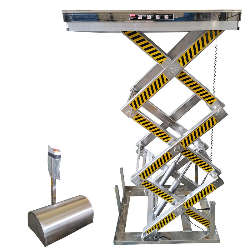 Electric Scissor Lift Table Manufacturer - AC Double Deck Rotary