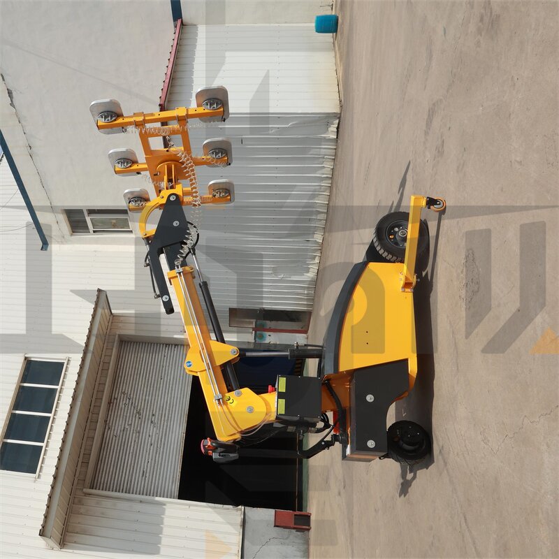 Vacuum Slab Lifter Manufacturer - 360 Degree Electric Rotation Auto Tilt