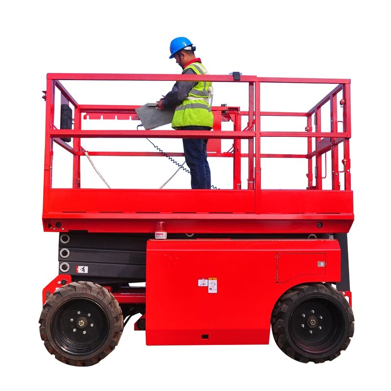 Rough Terrain Scissor Lift Manufacturer - Diesel Big Wheel Aerial