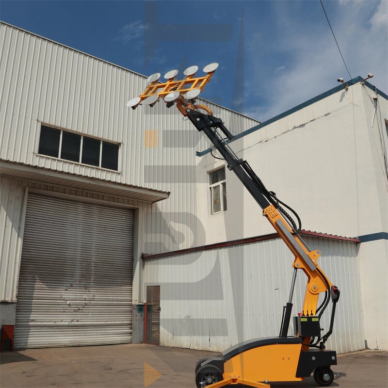 Vacuum Slab Lifter Manufacturer - 360 Degree Electric Rotation Auto Tilt