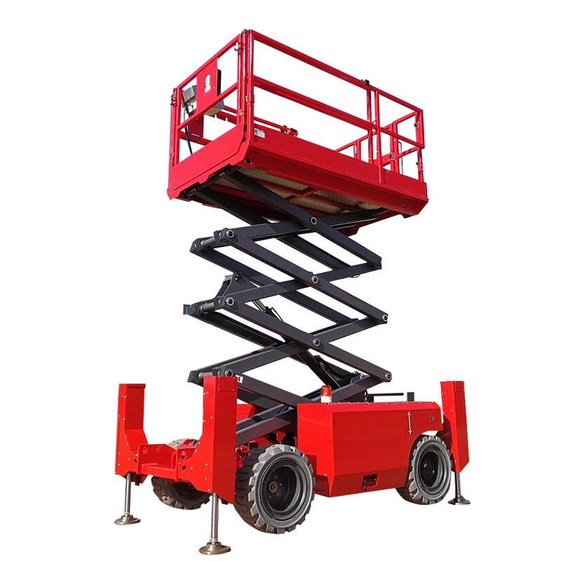 Rough Terrain Scissor Lift Manufacturer - Diesel Big Wheel Aerial