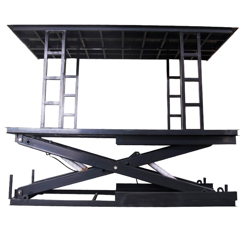 Hydraulic Scissor Car Lift Manufacturer - 3.5T Dual Platforms Quick