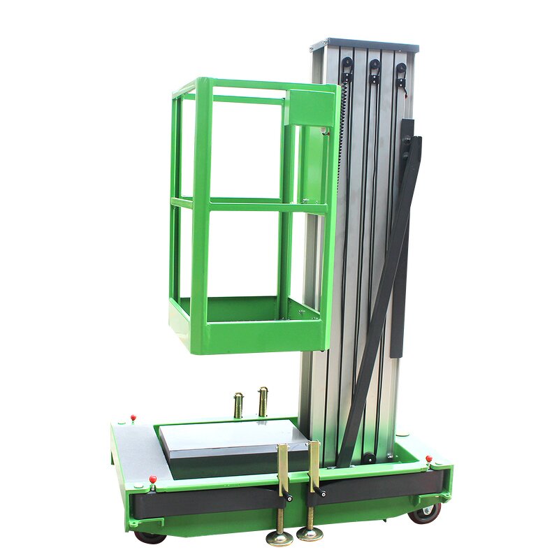 Aluminium Work Platform Manufacturer - Single Mast Electric Hydraulic