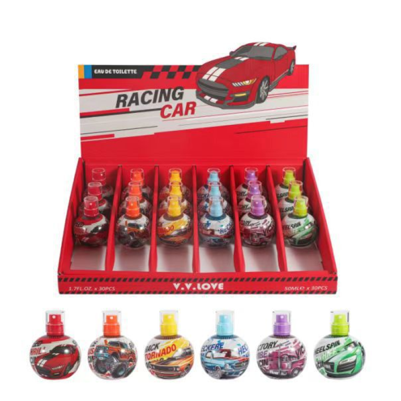 Hot Selling V.V.LOVE Bubbles 50ML Eau De Parfum for Kids Cartoon Cute Spherical Glass Bottle Design 6 Fruit Scents Mix for