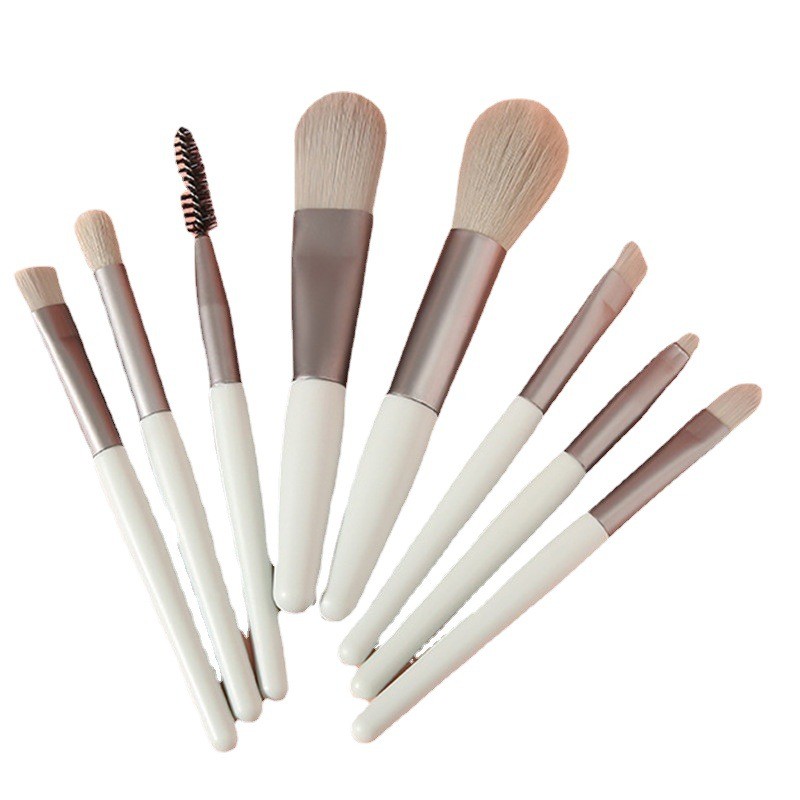 Wholesale High Quality Mini Custom Logo Makeup Brush Kit Complete Vegan Concealer Blusher Cosmetic Brushes with Pouch