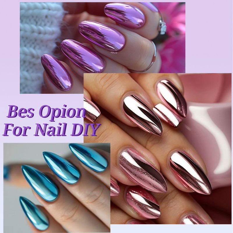 Nail Art Liquid MCB Laser Magic Mirror Powder Set Does Not Fly Powder with Magical Mirror Effect