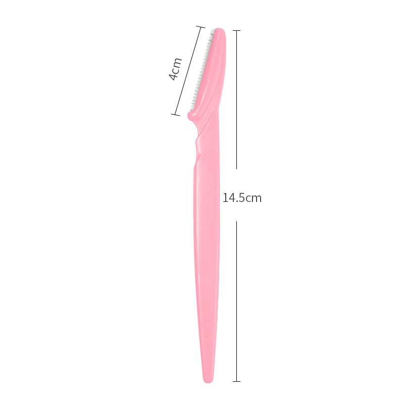 Wholesale Womens Plastic Netted Blade Stainless Steel Trimming Shaving Sharper razor Facial Eyebrow razor