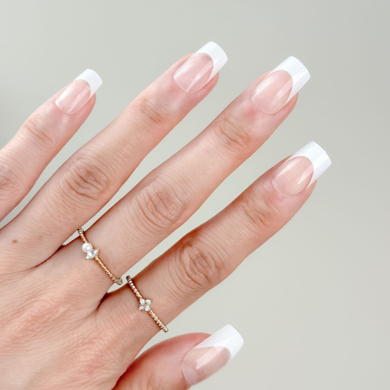 120pcs/Box Hot Sale Full Cover French Nails Tips Popular Customize Logo Label French Press on Tips With Box Packing Wholesale