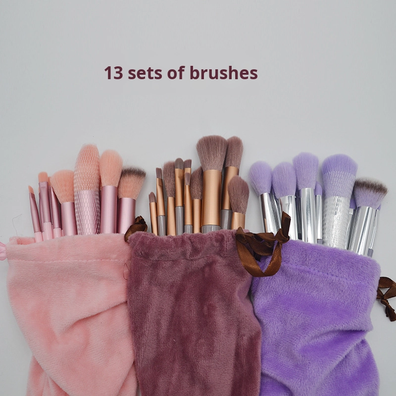 Custom logo Makeup Brush 13 Pieces Highlight Powder Blush Makeup Brushes Set with Bag Sample Dedicated Brushes Original