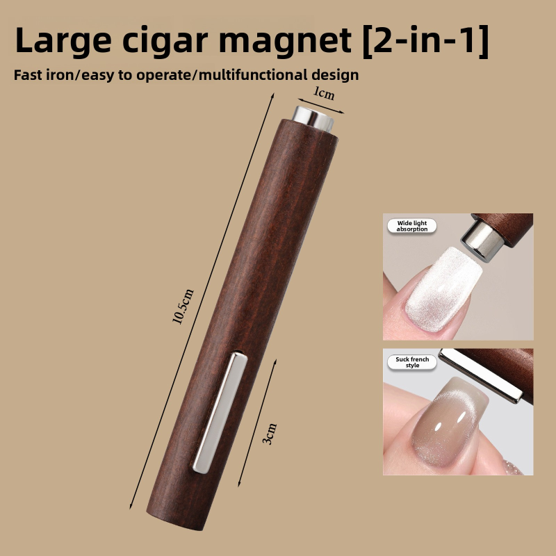 3-in-1 Cat Eye Magnet Set for Gel Polish Strong Thick Cylinder Special Magnet Nail Art Supplies