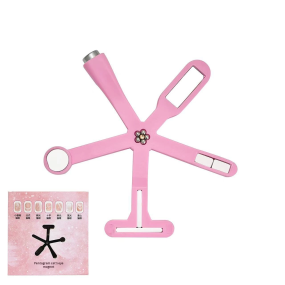 Cross-Shaped Cat Eye Design Six-In-One Multifunctional Magnet Nail Art Tool Powerful Multi-Pattern Polish Glue Square Plastic