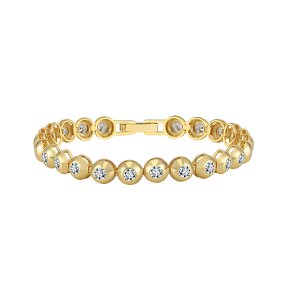 Luxurious Tennis Bracelet Manufacturer - OEM/ODM Custom Luxurious 925 Silver Bracelet with Pear Baguette Round Cut 5A CZ