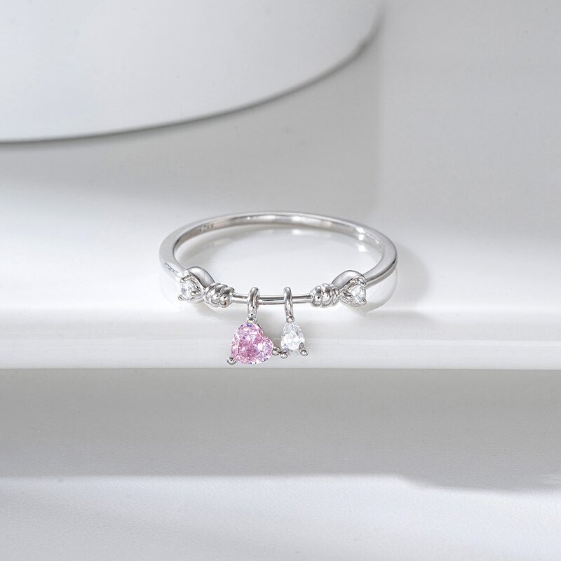 Moissanite Heart Earring Factory - OEM/ODM Custom Moissanite Heart Earring 925 Silver 5-10mm D Color VVS Moissanite